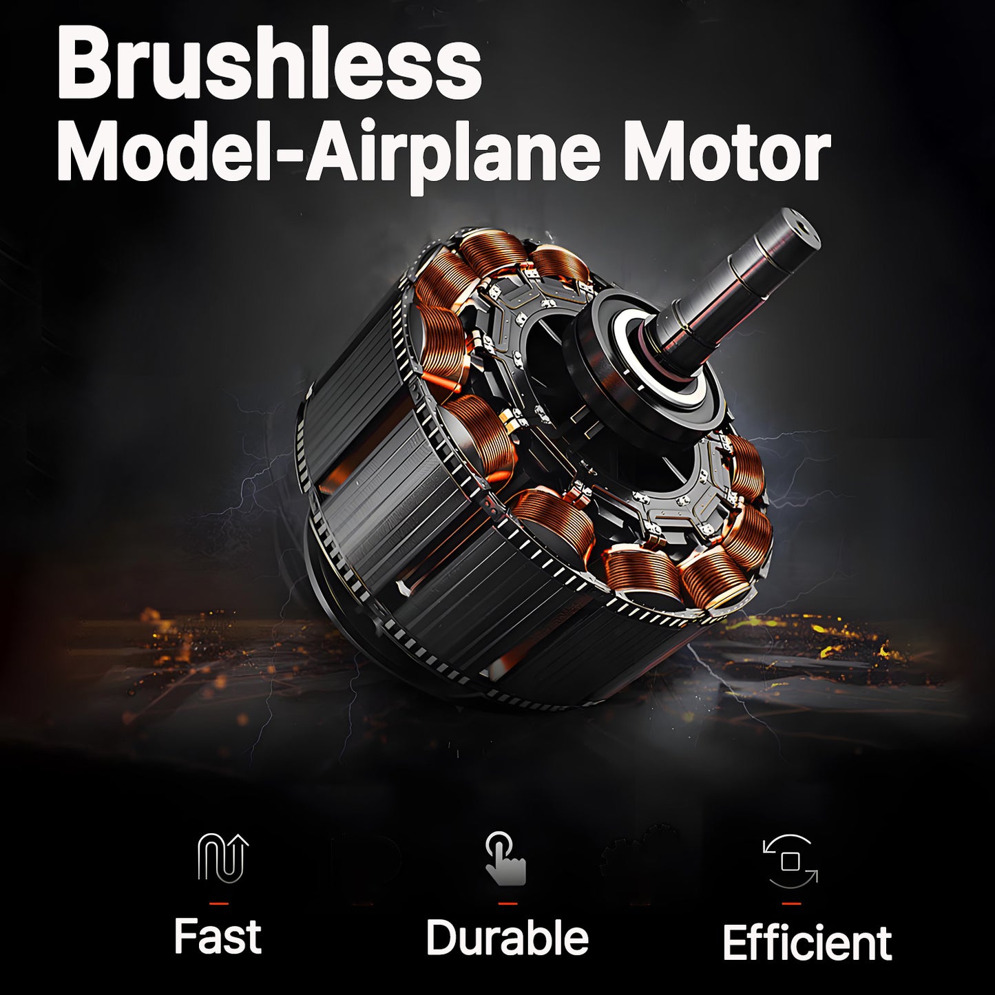 Powerful Turbo Air Blower – Max 1.8kg Wind Pressure | Brushless Motor | Dual Speed Control | Compatible with Makita 18V Batteries | 6.0Ah Battery Included | Leaf/Dust/Water Blower for Garage, Yard, Car
